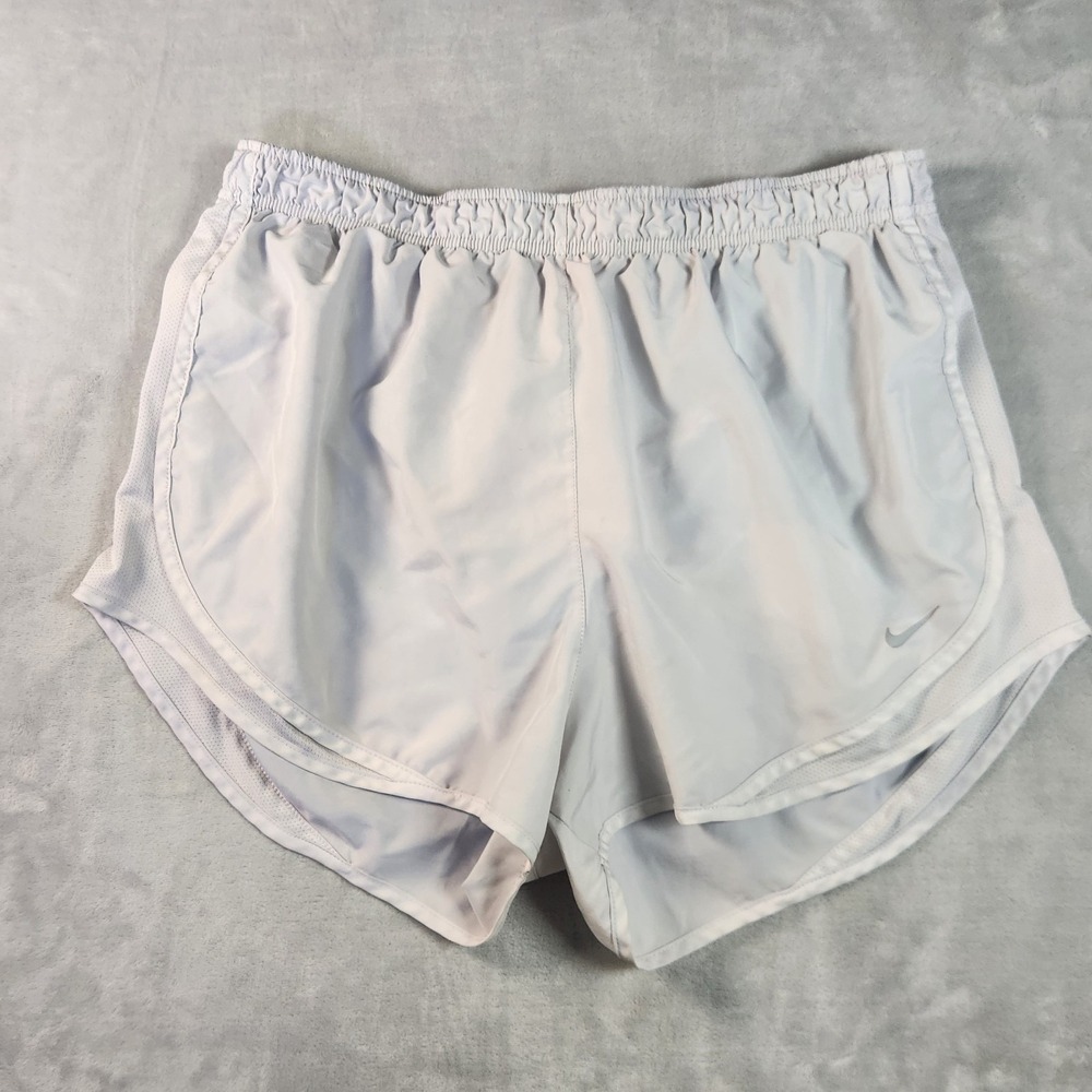 Nike Shorts Womens Extra Large‎ Gray Dri-Fit Brief-Lined Running Athletic Ladies